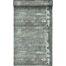 behang grote verweerde roestige metalen platen met klinknagels licht lagunegroen van Origin Wallcoverings