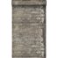 behang grote verweerde roestige metalen platen met klinknagels industrieel grijs van Origin Wallcoverings