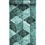 behang 3D marmer motief smaragd groen van Origin Wallcoverings
