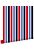 behang verticale strepen donkerblauw, rood en wit van ESTA home