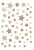 muursticker sterrenhemel zandkleurig en terracotta van ESTAhome