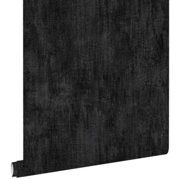 behang geschilderd effect zwart van ESTAhome