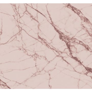 fotobehang marmer grijs roze van ESTAhome