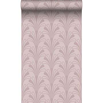 behang art deco motief lila paars van Origin Wallcoverings