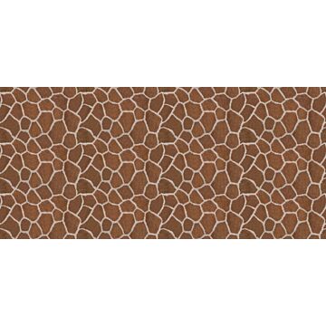 fotobehang giraffe huid look bruin van Origin Wallcoverings