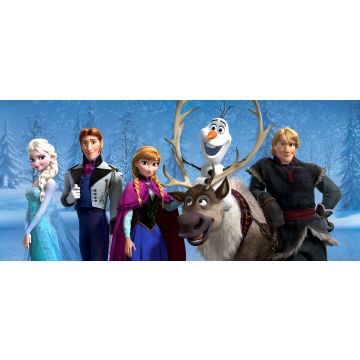 poster Frozen blauw en paars van Disney