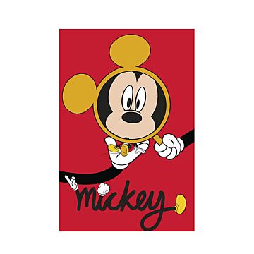 poster Mickey Mouse rood van Komar