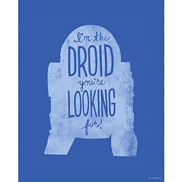 poster Star Wars blauw van Sanders & Sanders