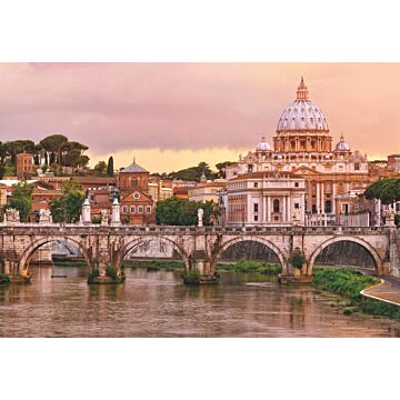 fotobehang Rome beige en zacht roze van Sanders & Sanders