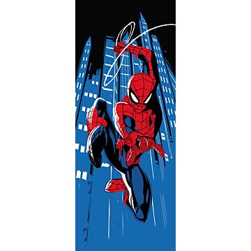 fotobehang Spider-Man blauw en rood van Komar