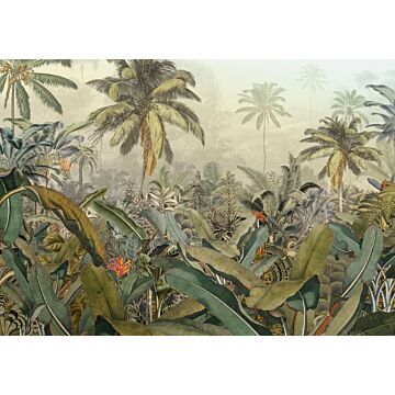 fotobehang jungle groen van Komar